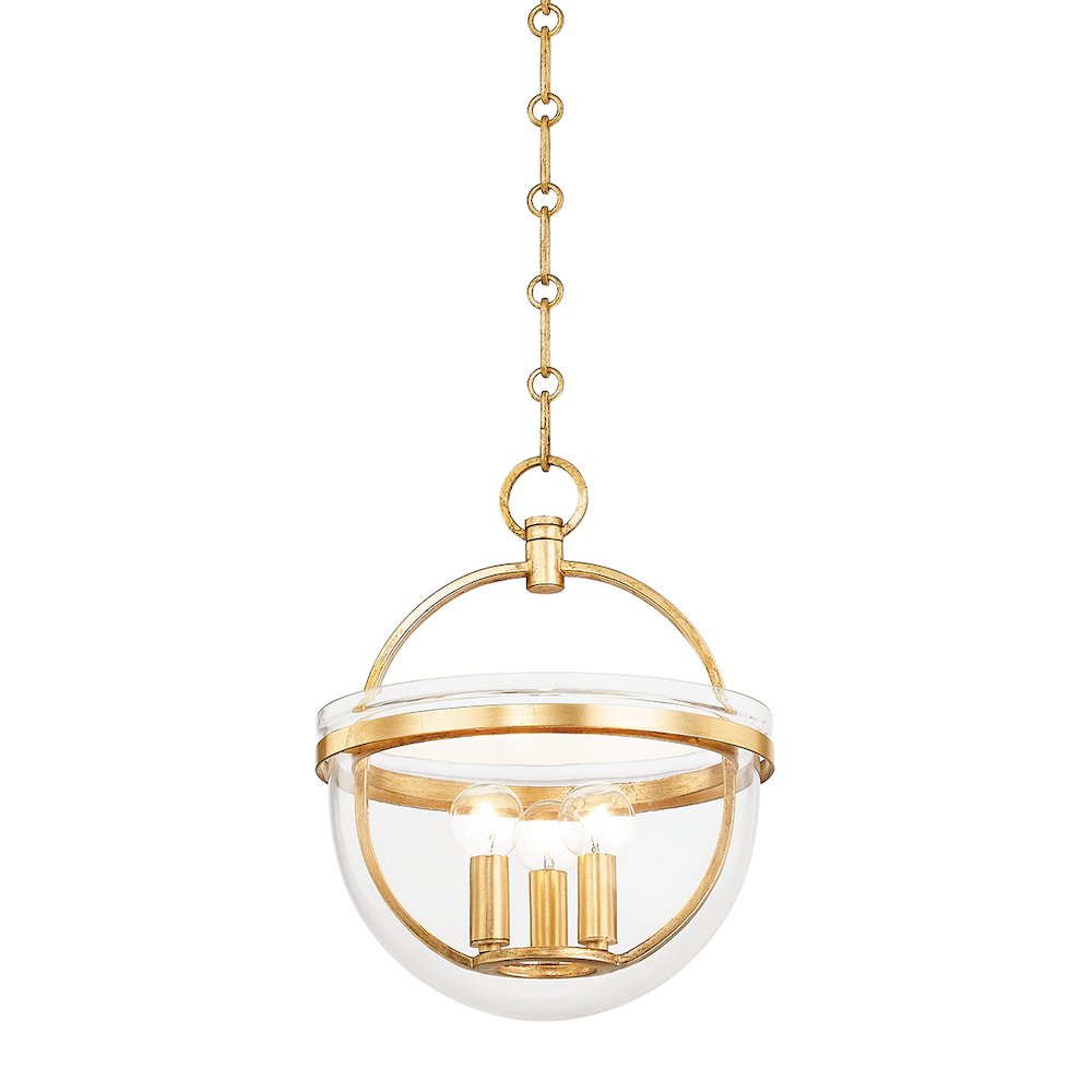 Malloy Lantern, Vintage Gold Leaf
