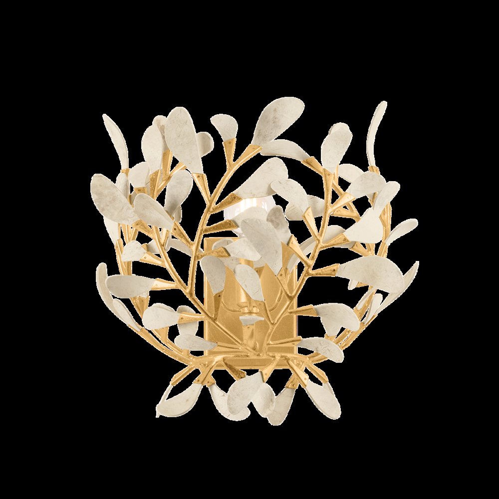 Maybrook Wall Sconce, Vintage Gold Leaf
