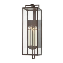 Beckham Exterior Wall Sconce, Textured Bronze