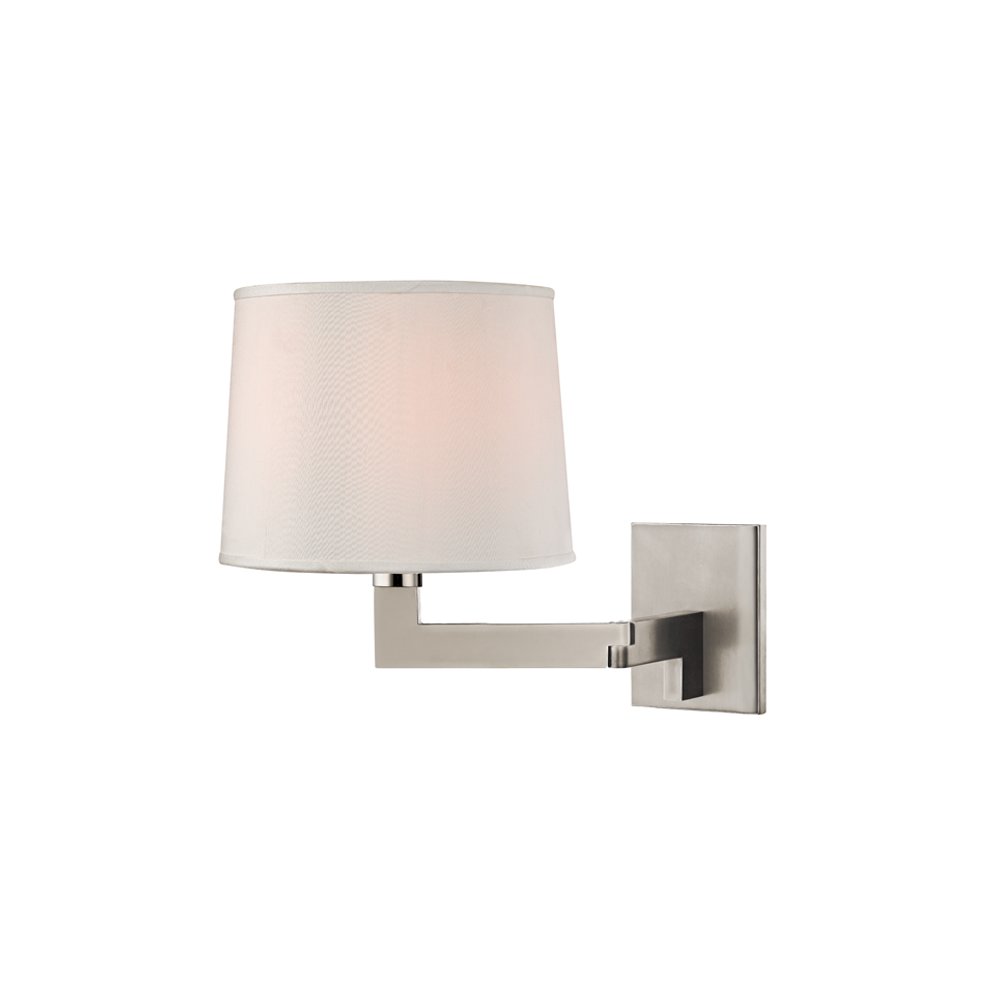 Fairport Wall Sconce, Polished Nickel