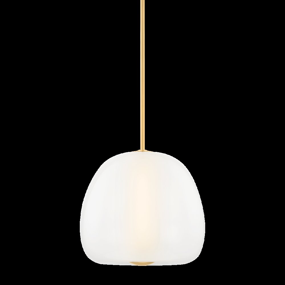 Scranton Pendant, Aged Brass