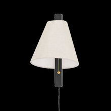 Ellen Plug-In Sconce, Aged Brass