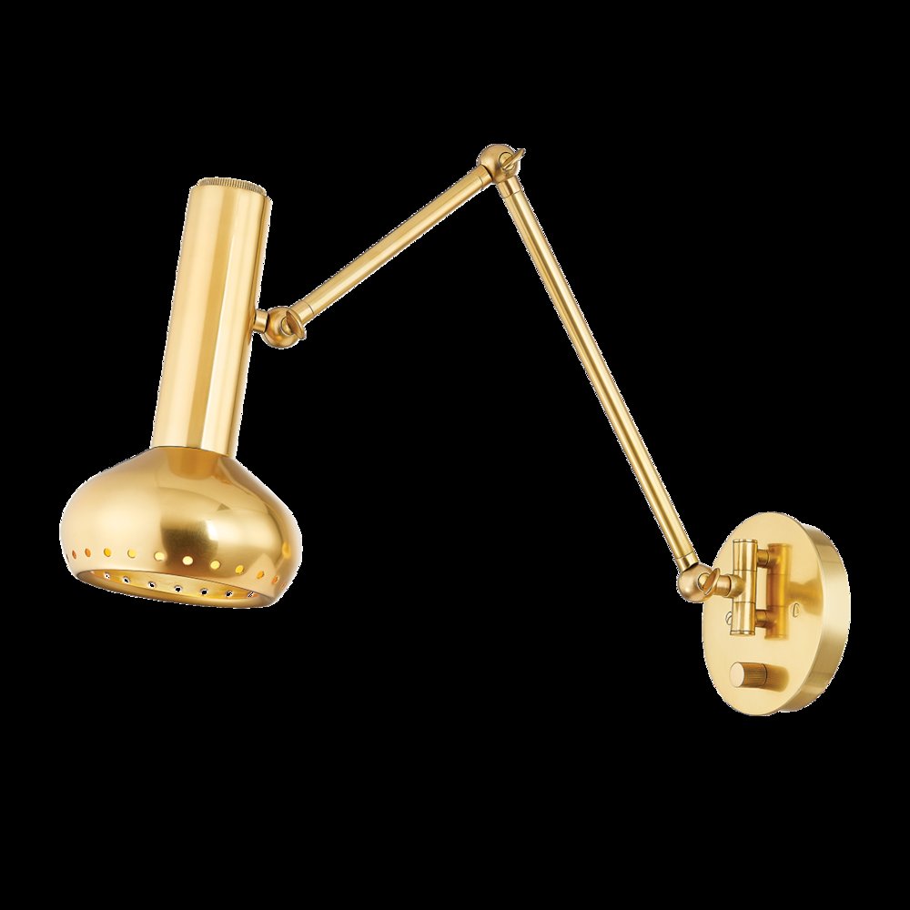 Roald Wall Sconce, Aged Brass