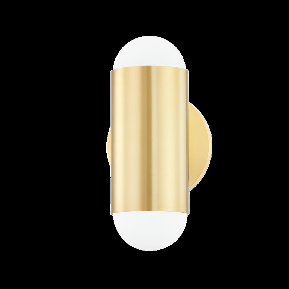 Kira Wall Sconce, Aged Brass