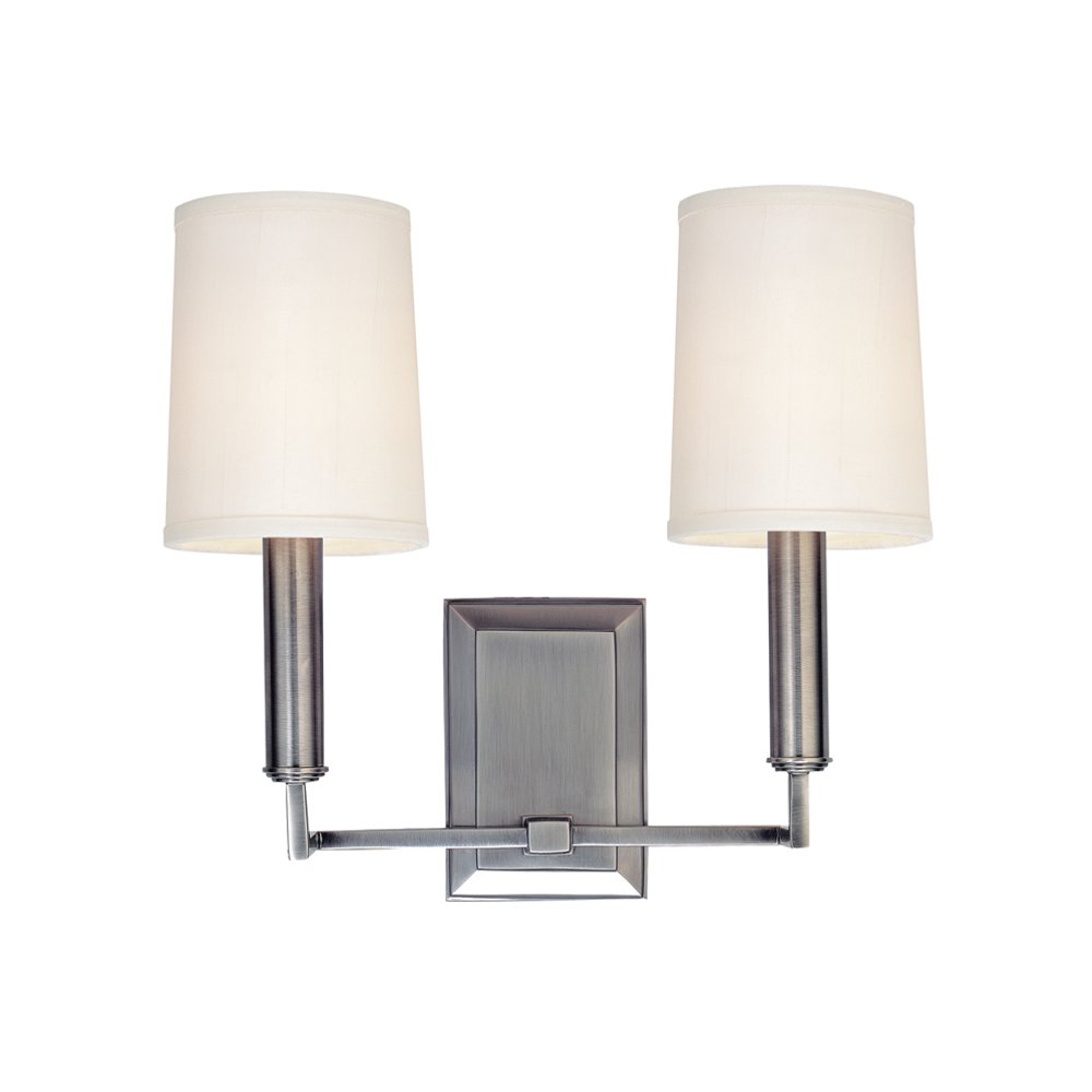 Clinton Wall Sconce, Polished Nickel