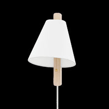 Ellen Plug-In Sconce, Aged Brass