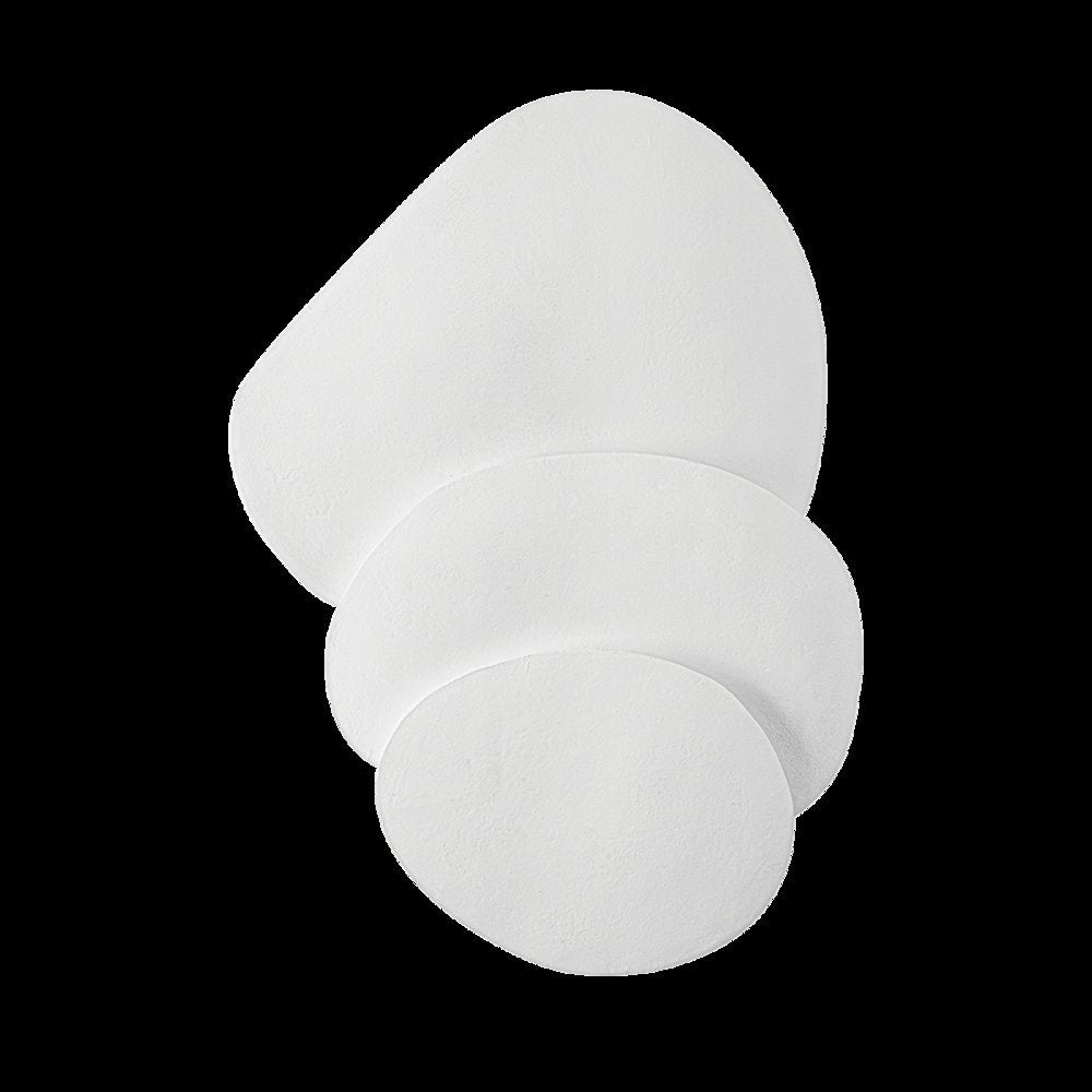 Akemi Wall Sconce, Gesso White