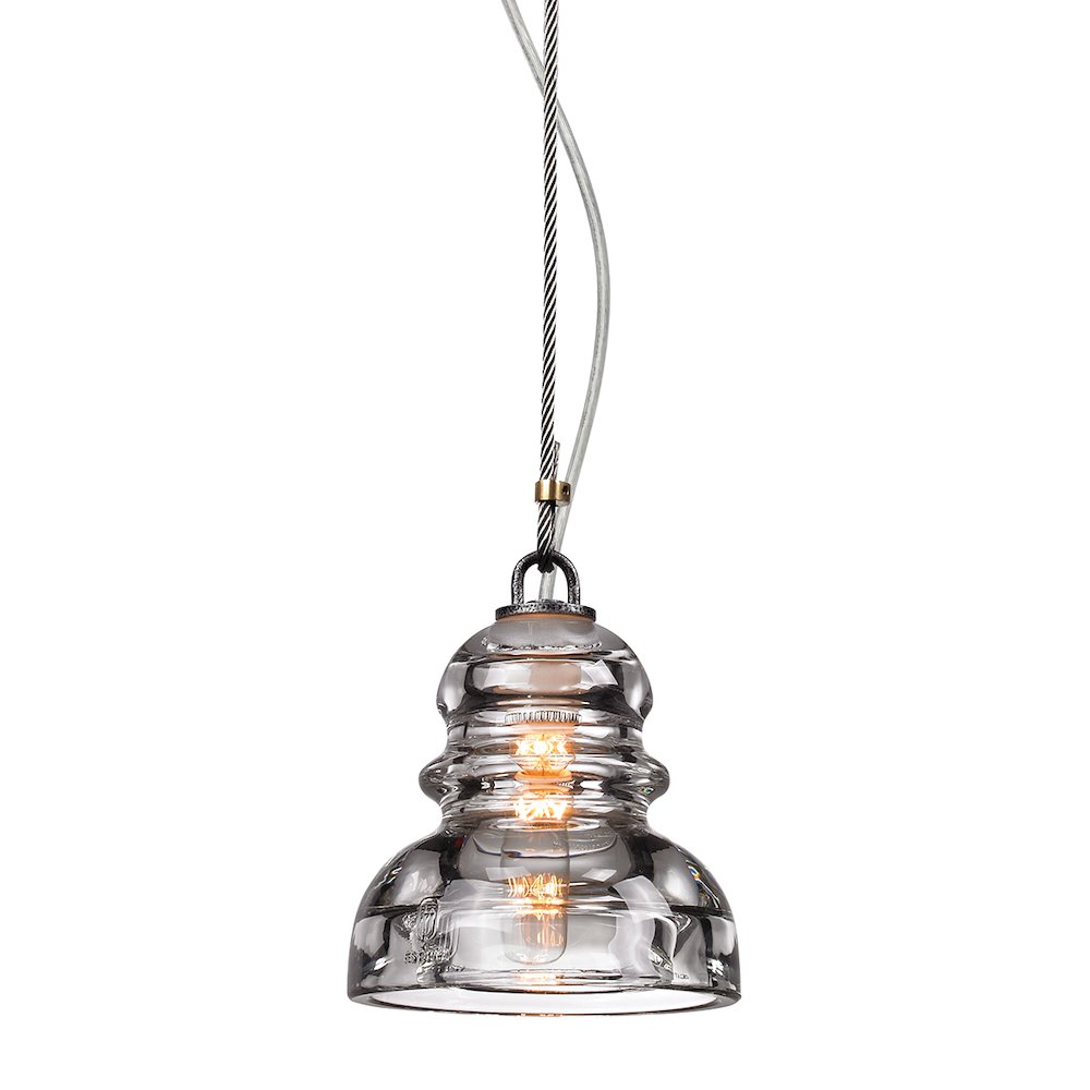 Menlo Park Pendant, Old Silver