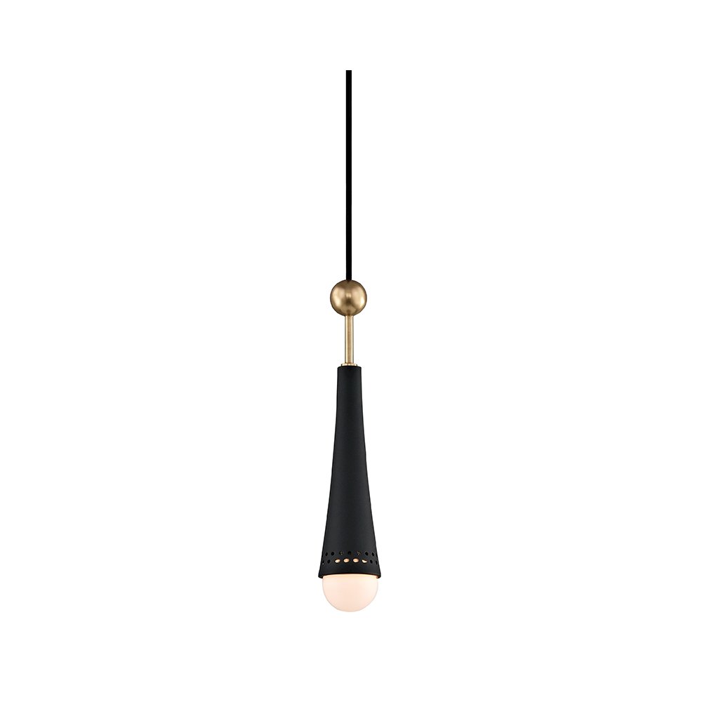 Tupelo Pendant, Aged Brass