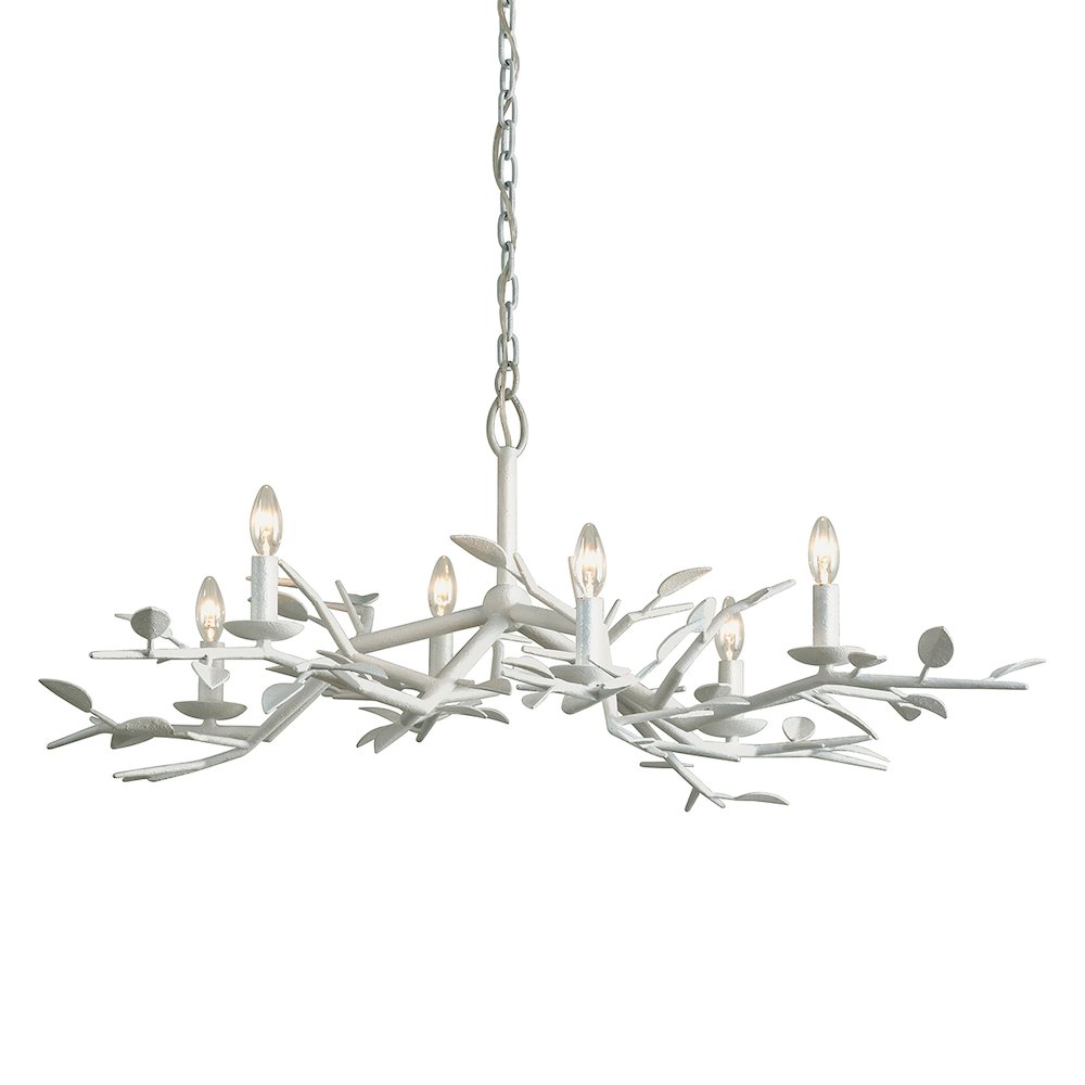 Aubrey Chandelier, Hand-Worked Iron