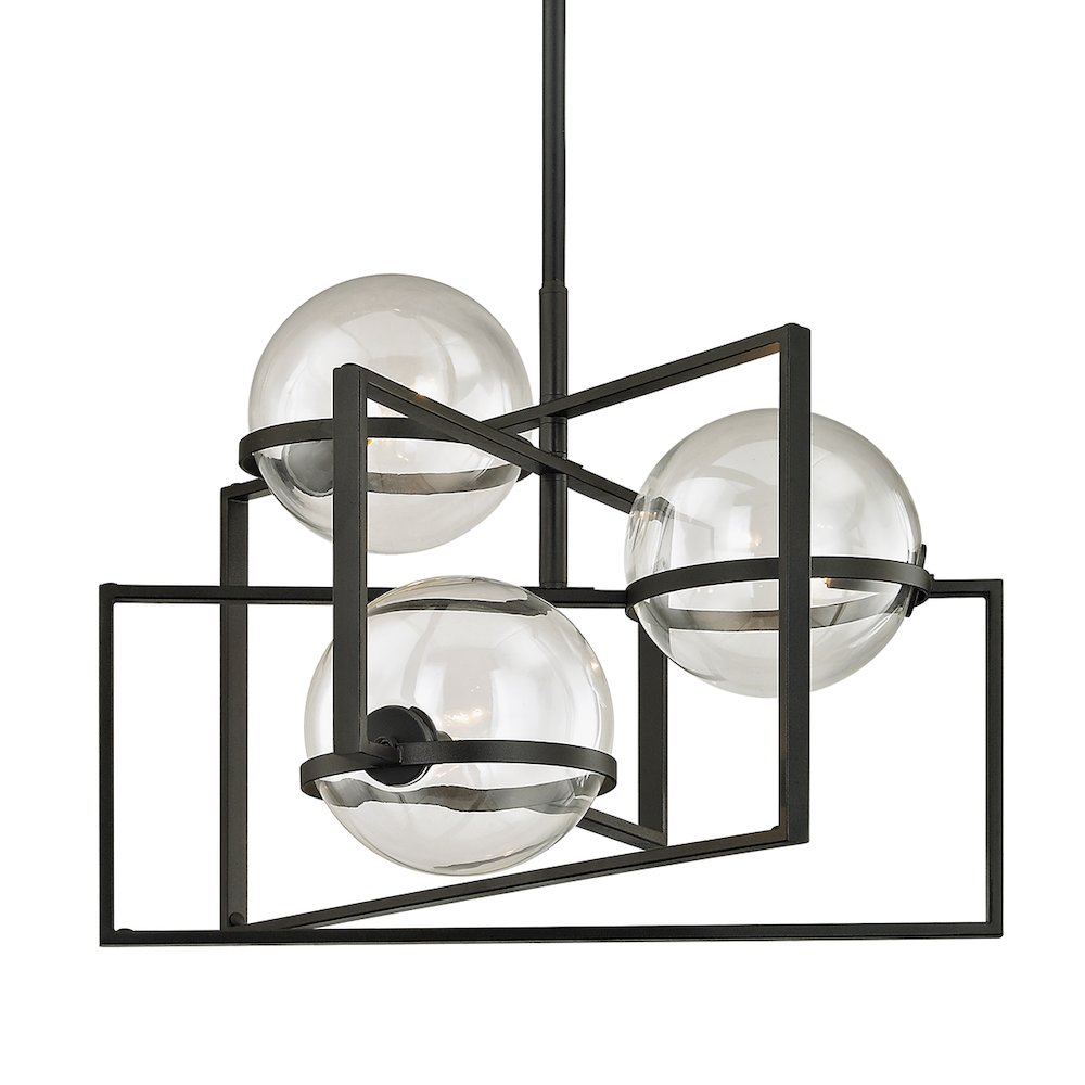 Elliot Chandelier, Texture Black
