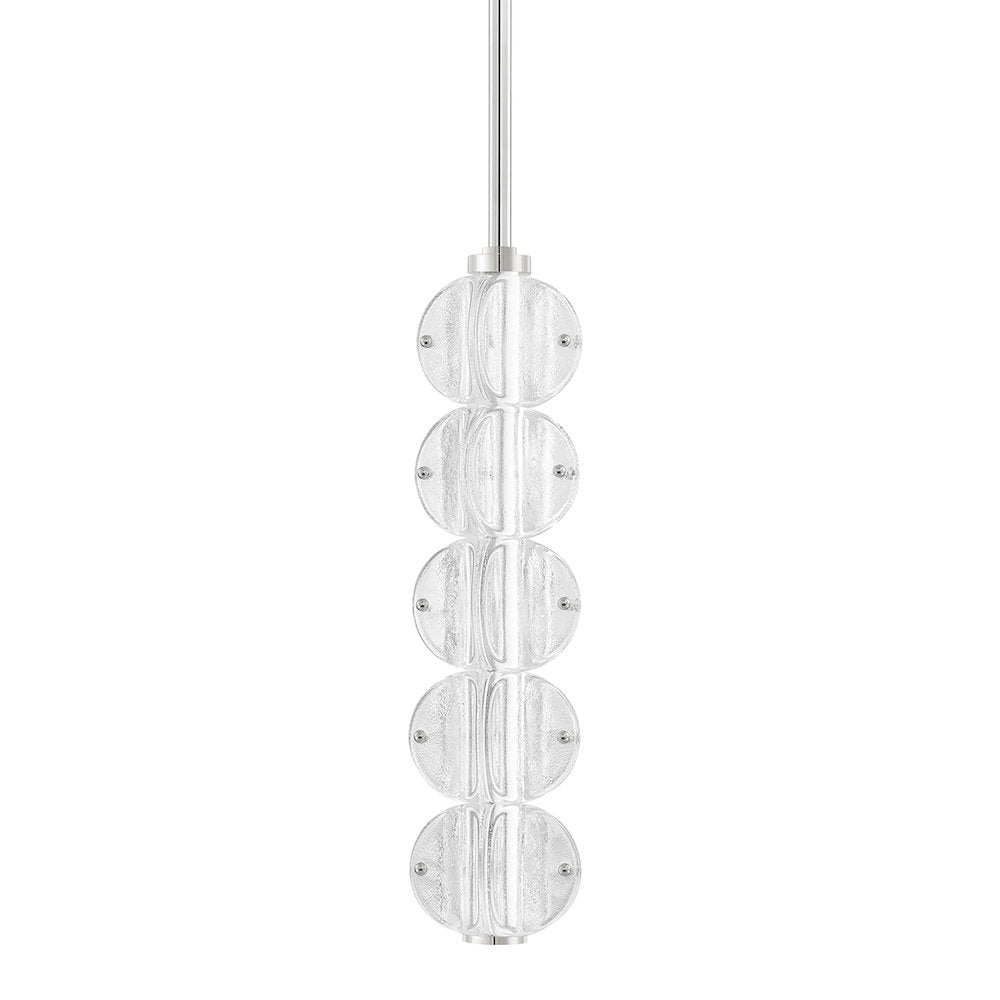 Lindley Pendant, Polished Nickel