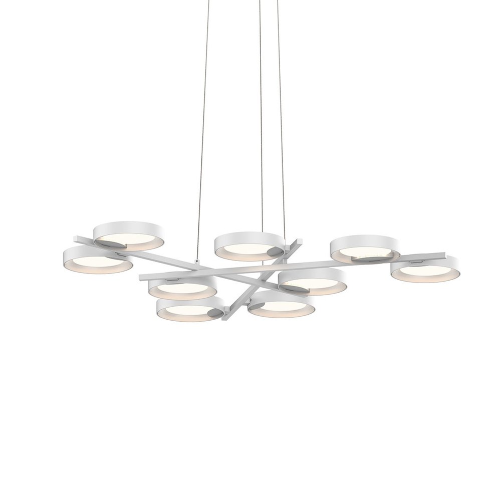 Light Guide Ring Pendant, Satin White
