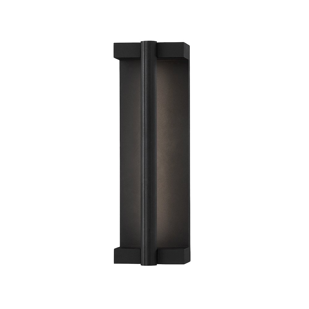 Calla Exterior Wall Sconce, Texture Black