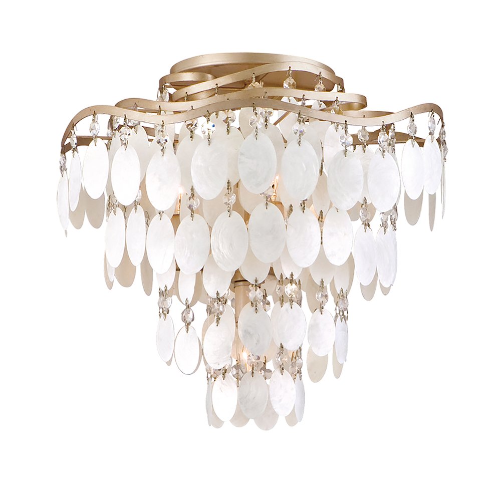 Dolce Semi Flush, Champagne Leaf
