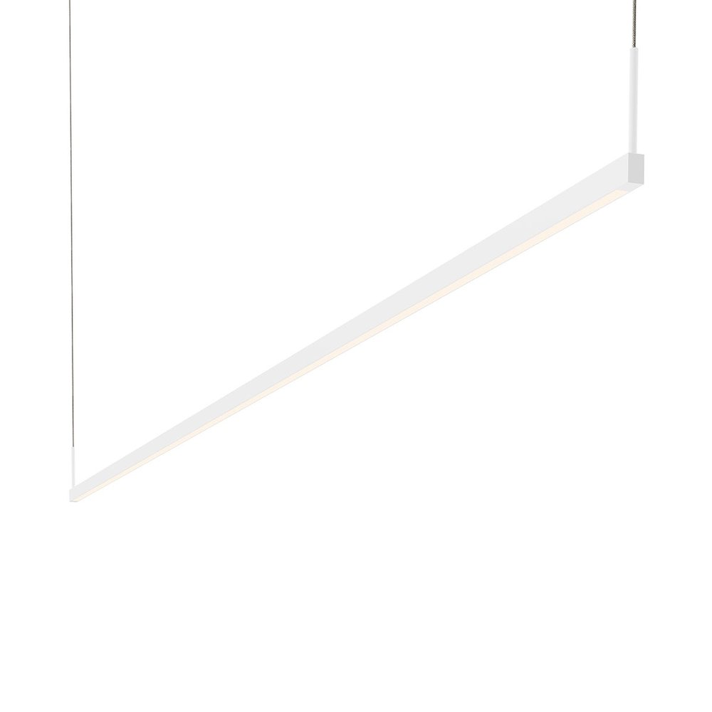 Thin-Line Pendant, Satin White