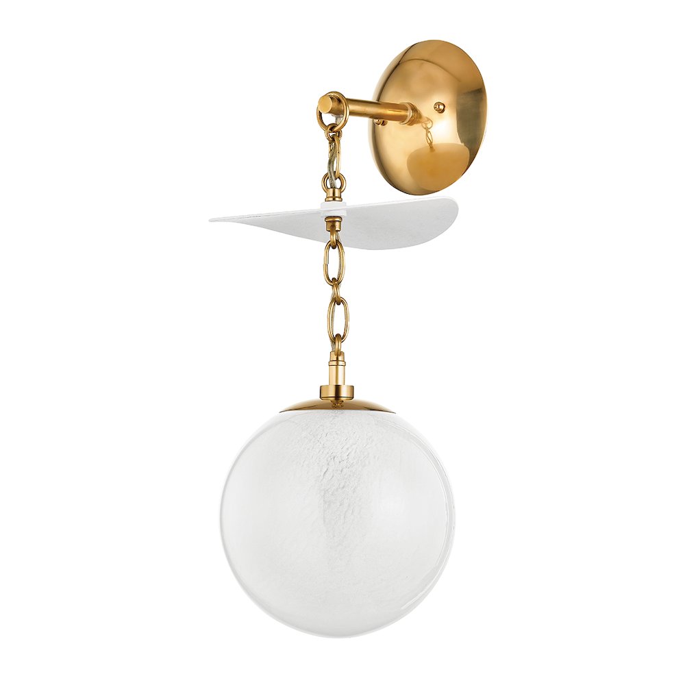 Antoinette Wall Sconce, Vintage Brass