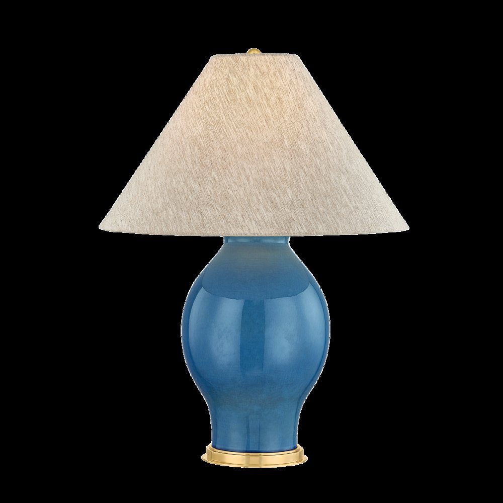 Westhorpe Table Lamp, Aged Brass