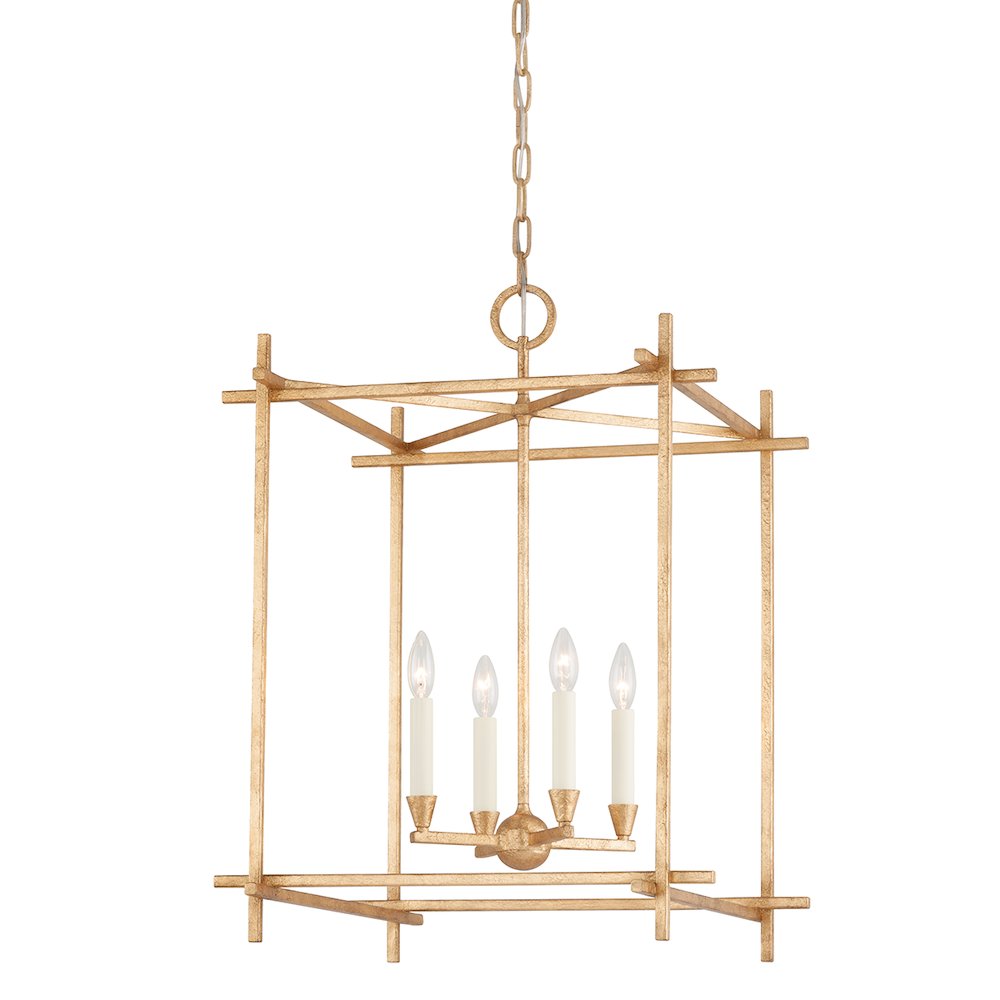 Huck Lantern, Vintage Gold Leaf