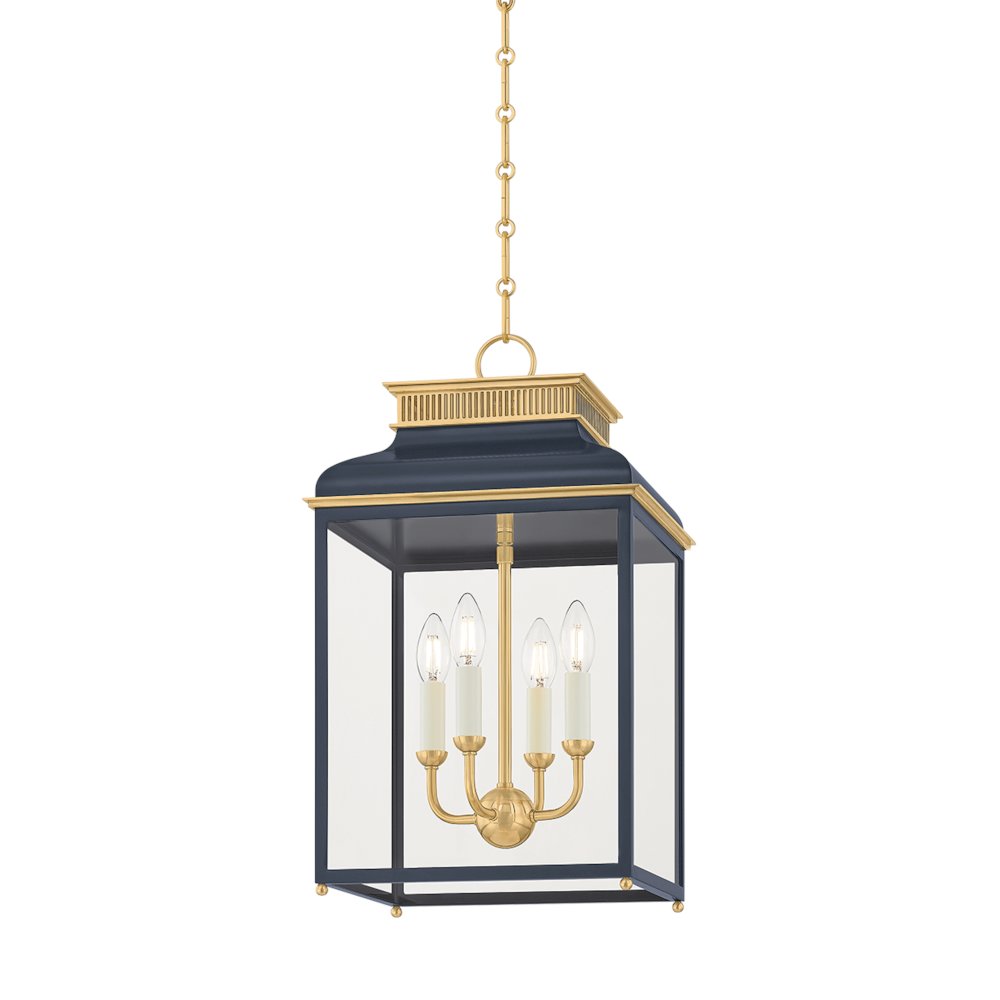Houghton Lantern, Aged Brass