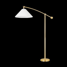 Birdie Floor Lamp, Aged Brass