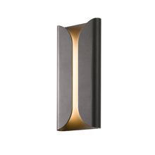 Folds Wall Sconce, Textured Bronze