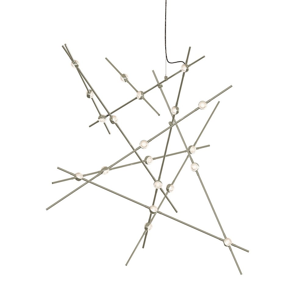 Constellation Pendant, Satin Nickel
