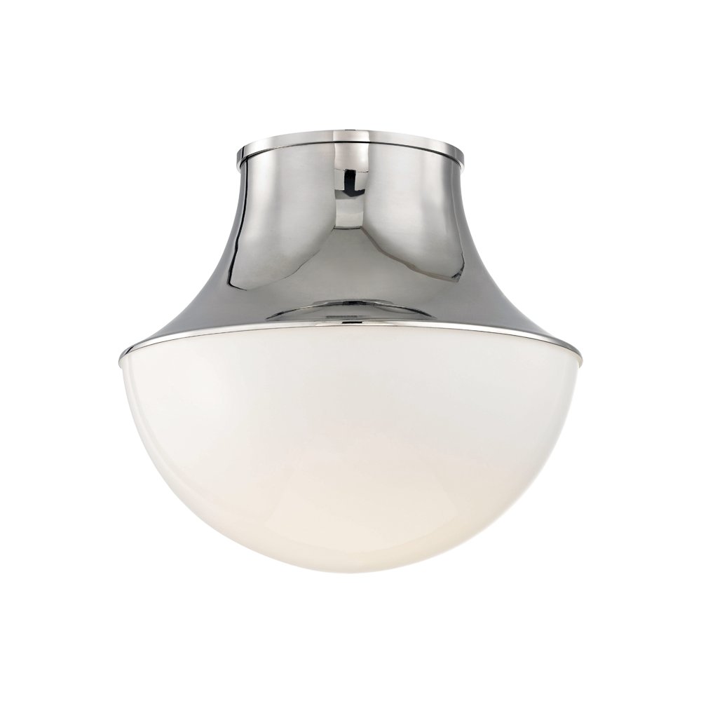 Lettie Flush Mount, Polished Nickel