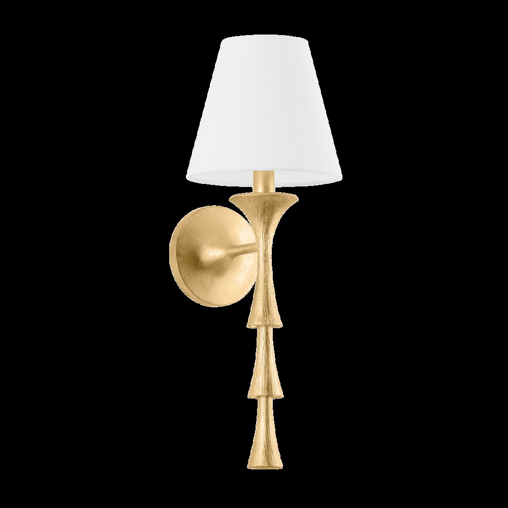 Vails Gate Wall Sconce, Vintage Gold Leaf