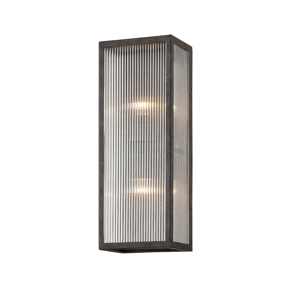 Tisoni Exterior Wall Sconce, French Iron