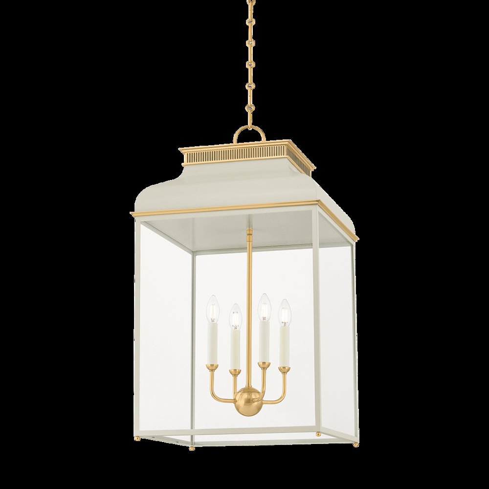 Houghton Lantern, Aged Brass