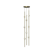 Constellation Pendant, Satin Brass