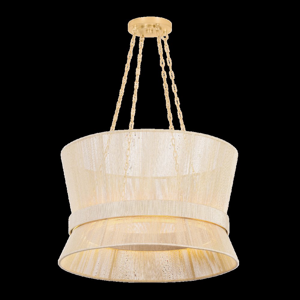 Ocean Hill Pendant, Vintage Gold Leaf