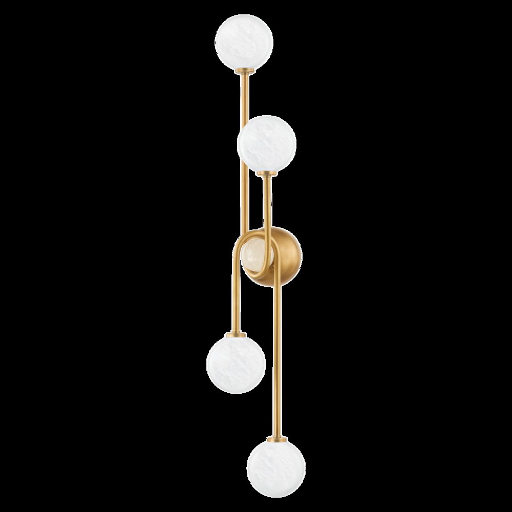Astro Wall Sconce, Vintage Brass