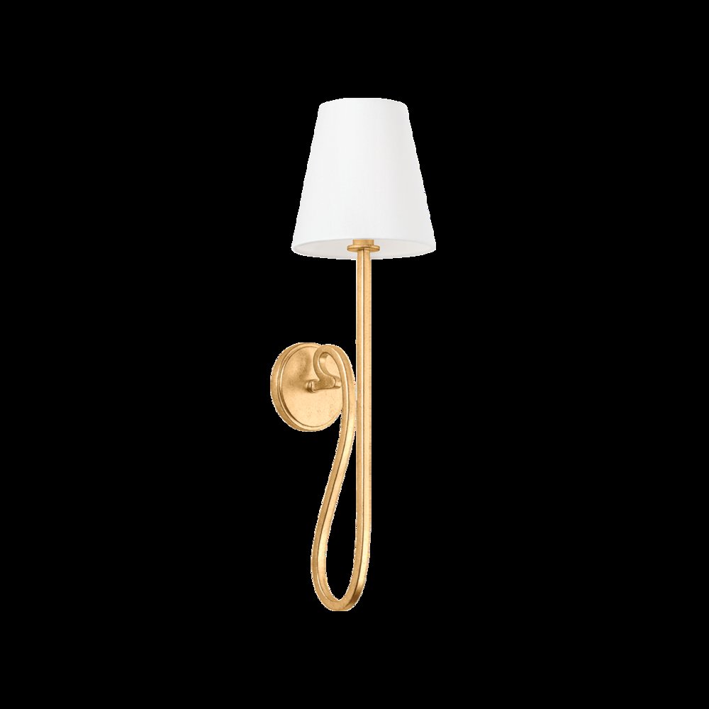 Elmhurst Wall Sconce, Vintage Gold Leaf