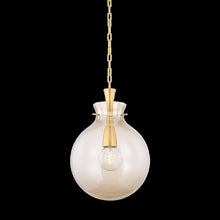 Benita Pendant, Aged Brass