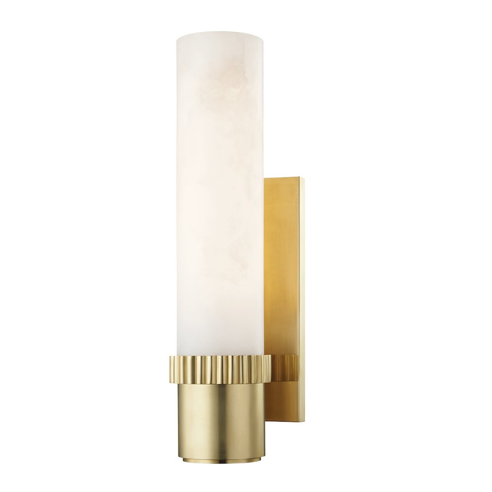 Argon Wall Sconce, Aged Brass