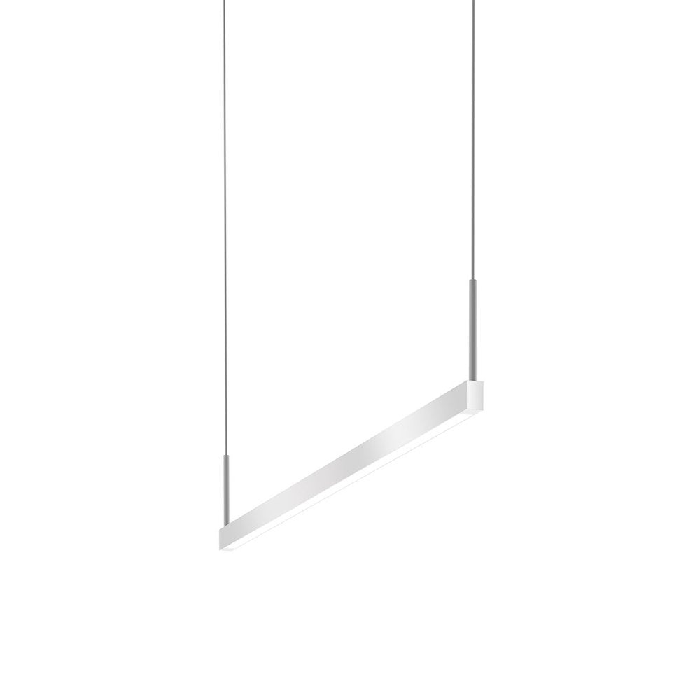 Thin-Line Pendant, Bright Satin Aluminum