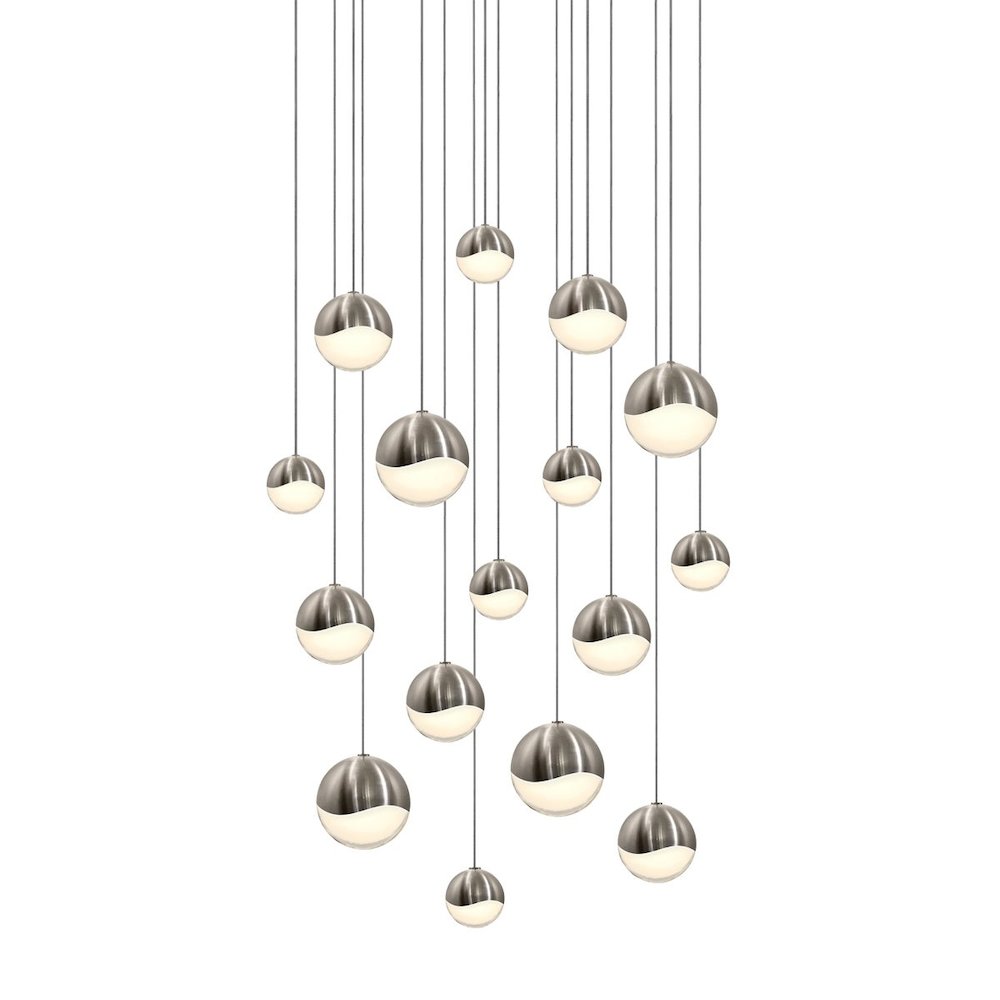 Grapes Pendant, Satin Nickel