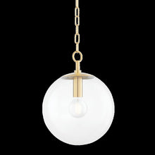 Juliana Pendant, Aged Brass