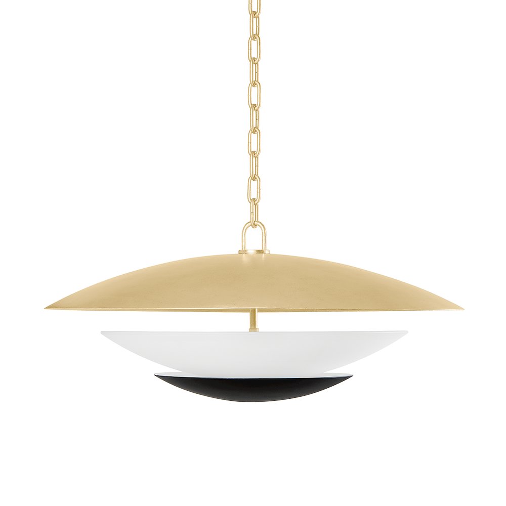 Adara Chandelier, Vintage Gold Leaf
