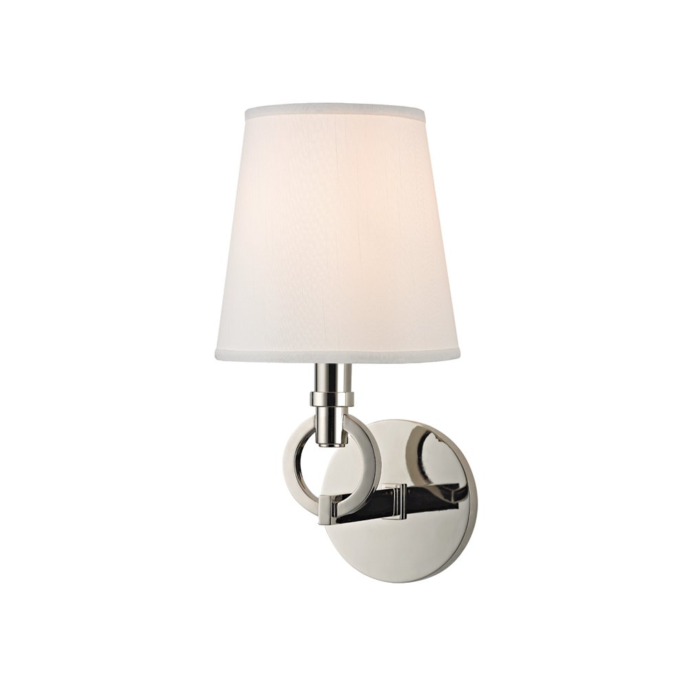 Malibu Wall Sconce, Polished Nickel