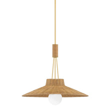 Laudine Pendant, Aged Brass
