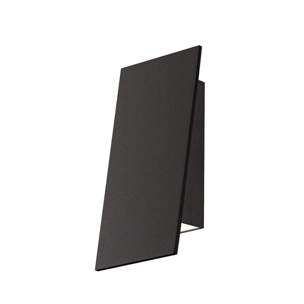 Angled Plane Wall Sconce, Textured Bronze