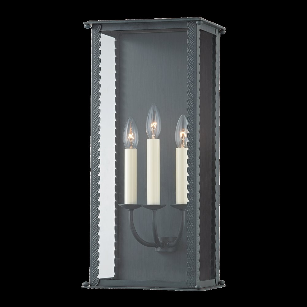 Zuma Exterior Wall Sconce, Verdigris