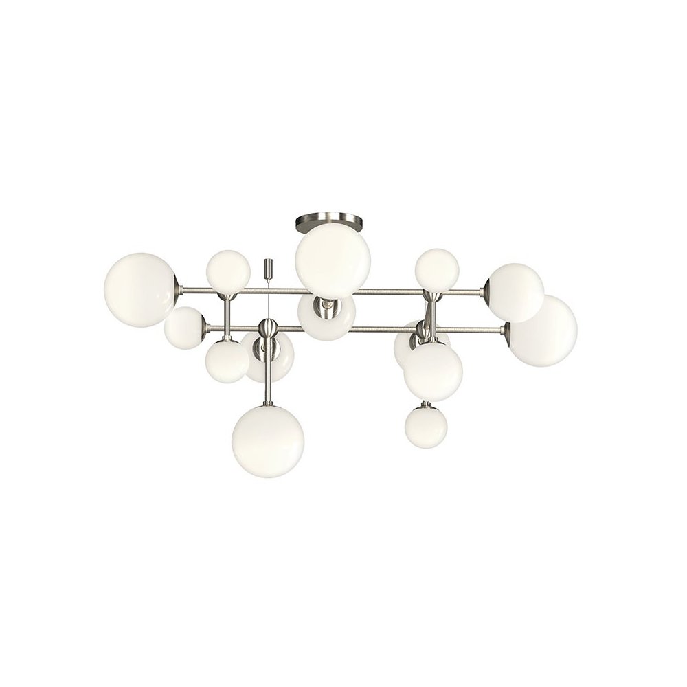 Sabon Semi Flush, Satin Nickel