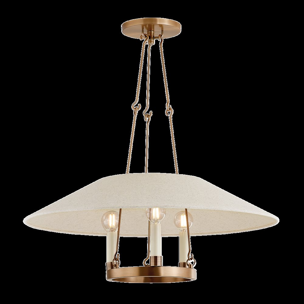 ARCHIVE Pendant, Patina Brass