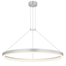 Corona Pendant, Bright Satin Aluminum