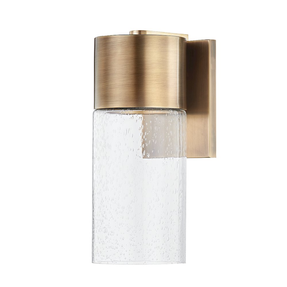 Pristine Exterior Wall Sconce, Patina Brass