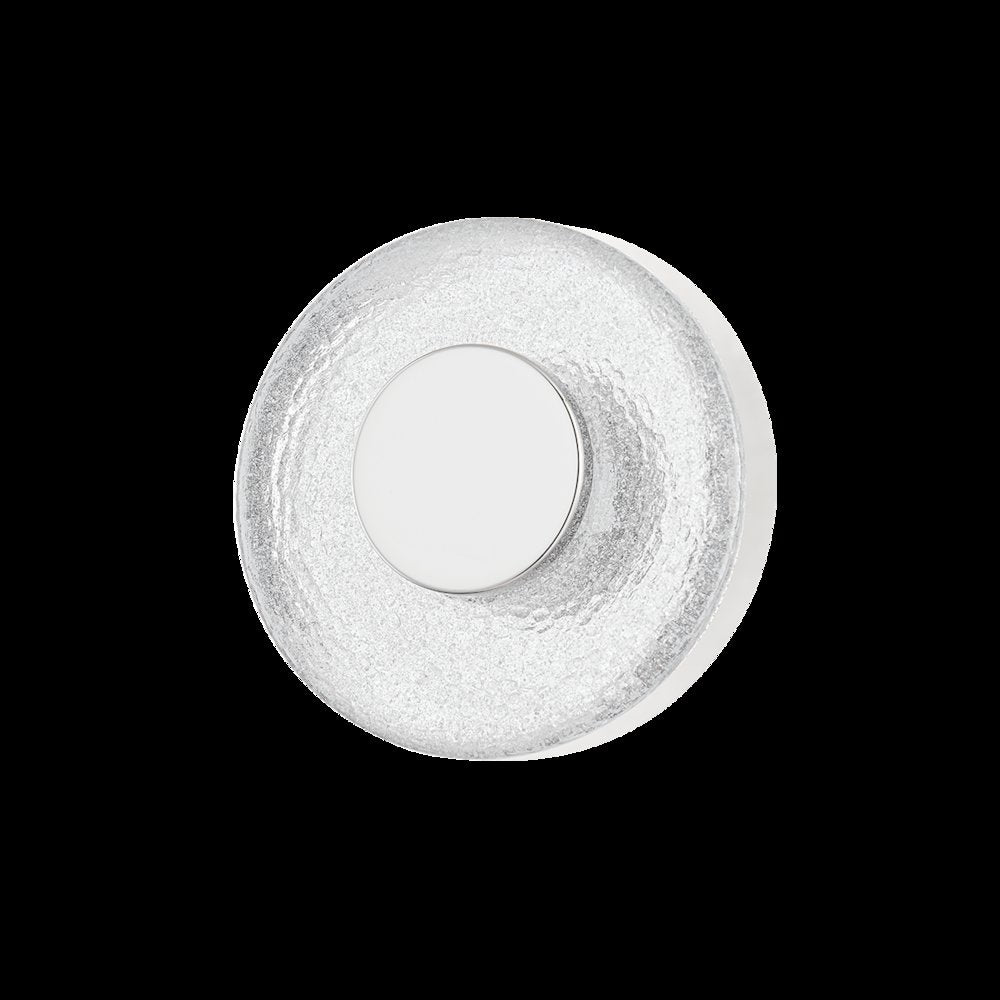 Pearl Wall Sconce, Polished Nickel